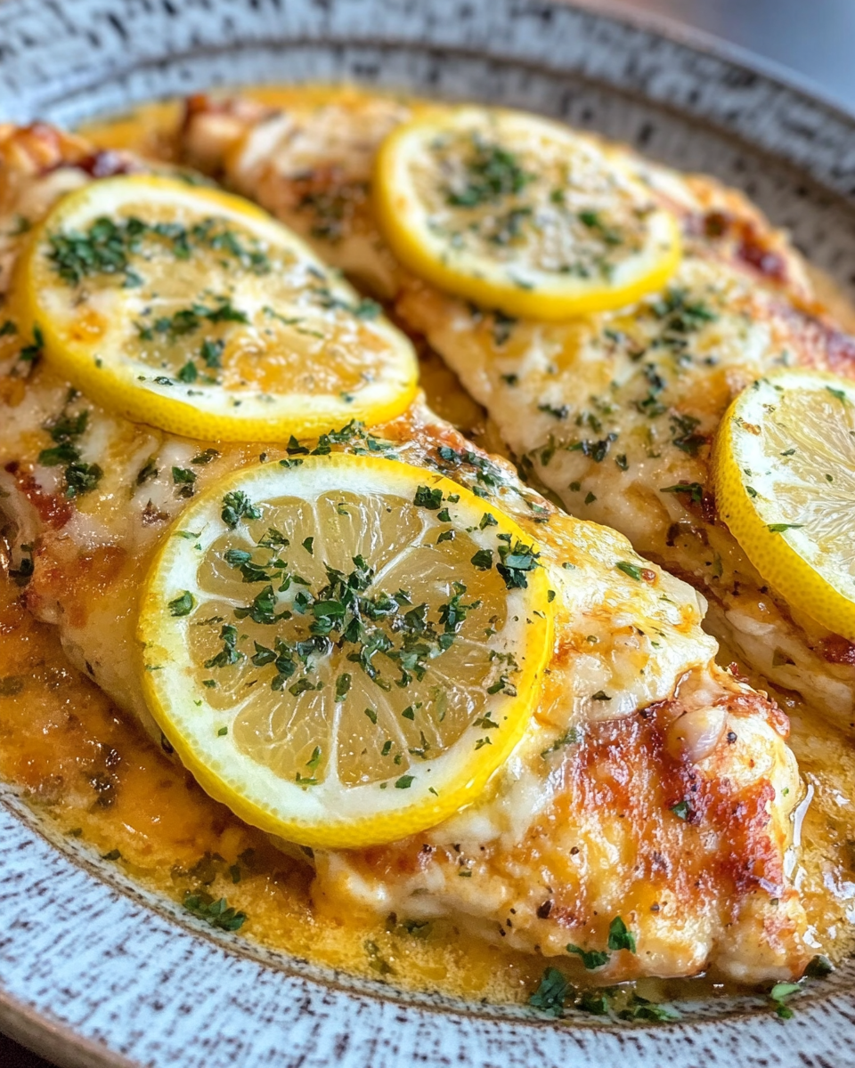 ingredients for lemon chicken romano arranged in bowls