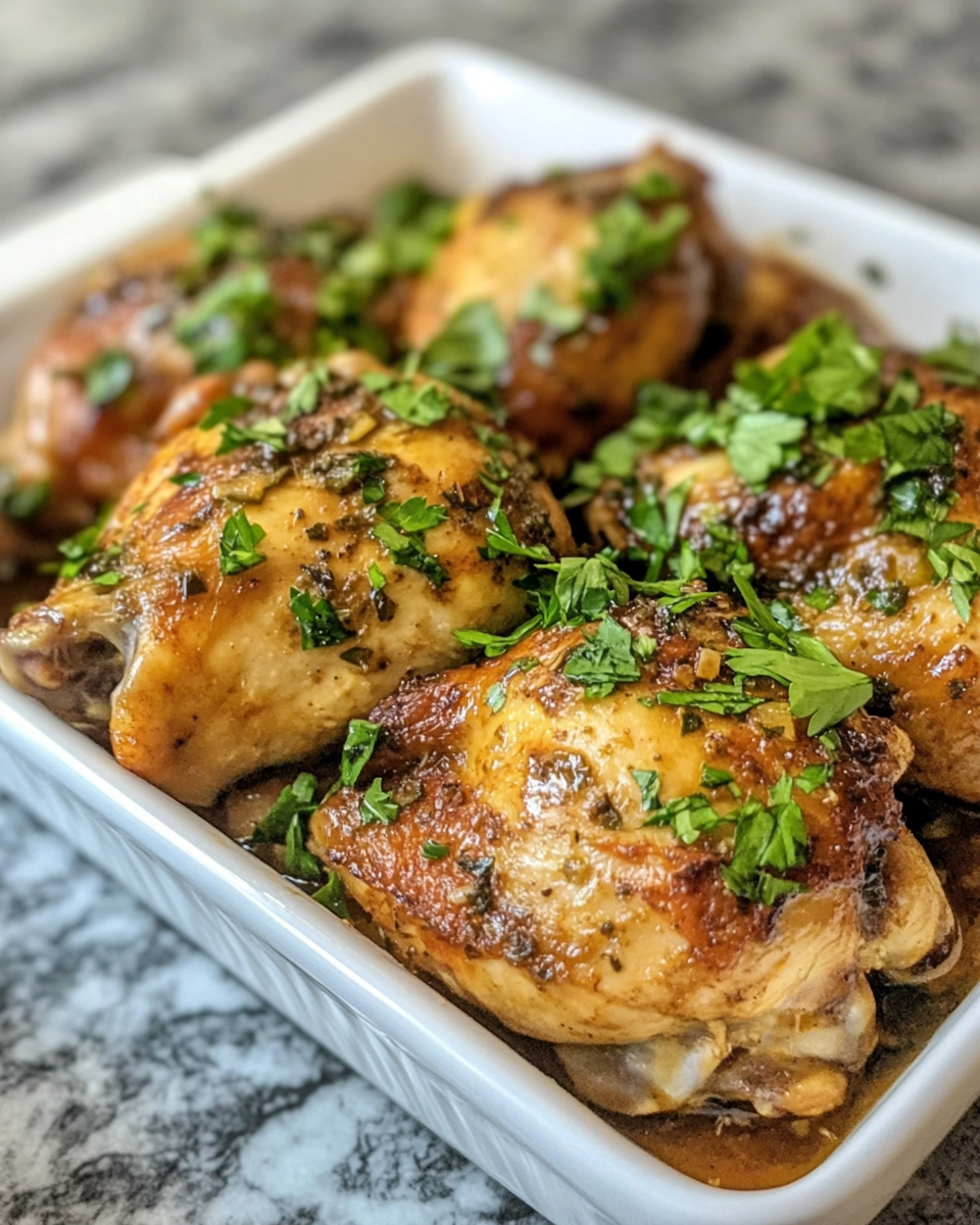 Freshly cooked chicken ready to serve