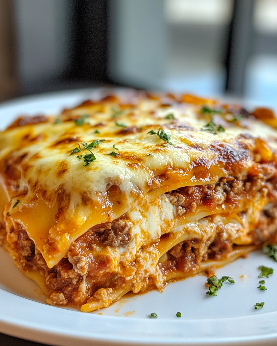 Steam rising from pressure cooker with lasagna inside