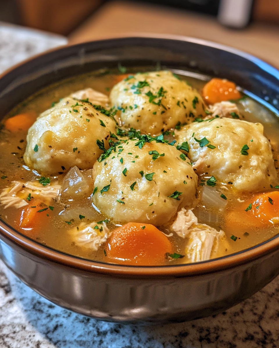 ingredient checklist for chicken and dumplings