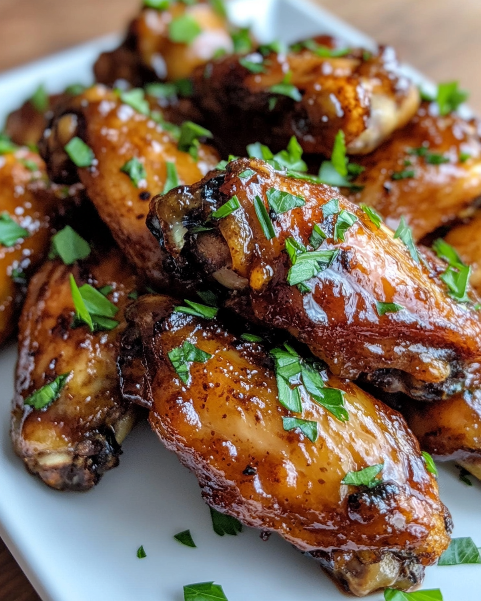 Cooking timeline for pineapple chicken wings with sticky glaze