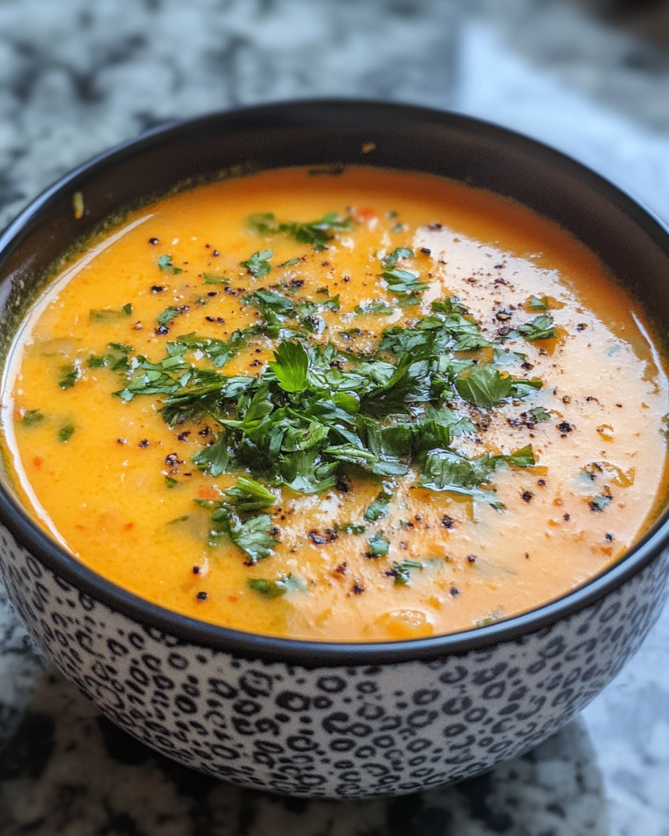 A bowl of Spanish garlic soup with egg ribbons