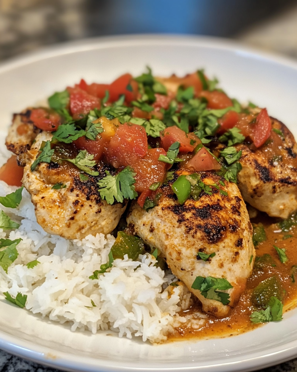 Ingredients for Spicy Brazilian Coconut Chicken arranged on a table