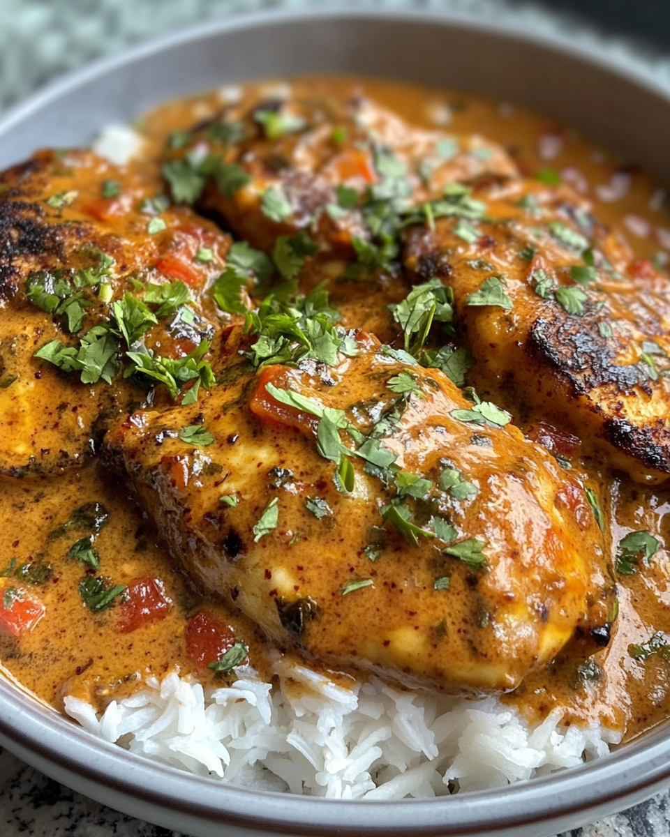 Ingredients laid out for spicy Brazilian coconut chicken