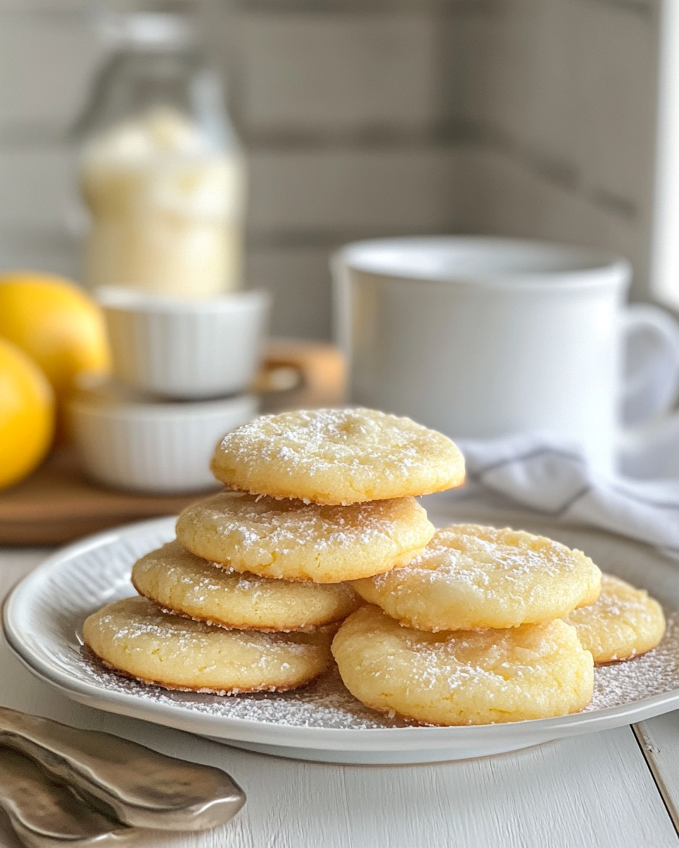 Step-by-step pressure cooker lemon cookie making process