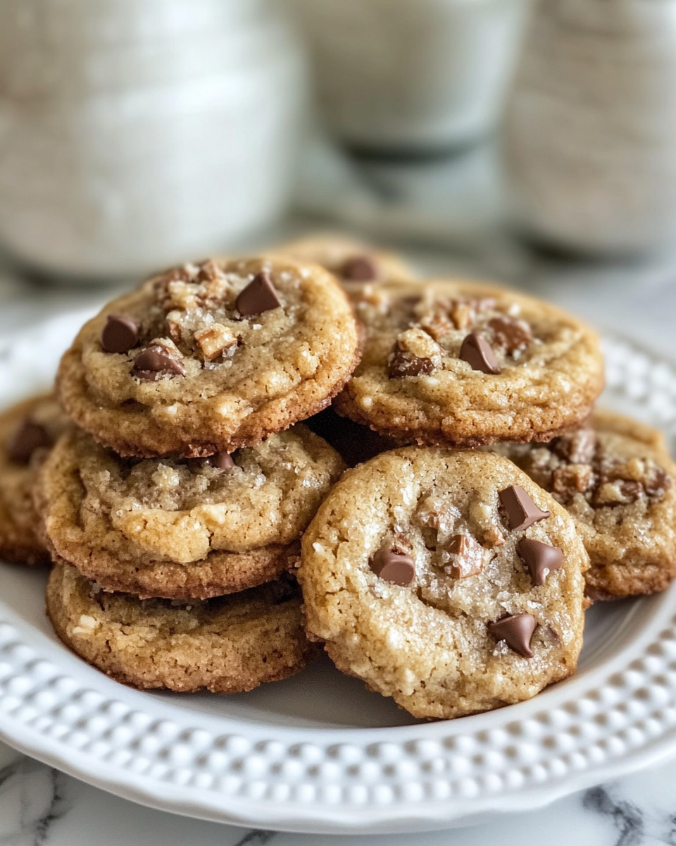 Chocolate Chip Shortbread Cookies fresh from pressure cooker
