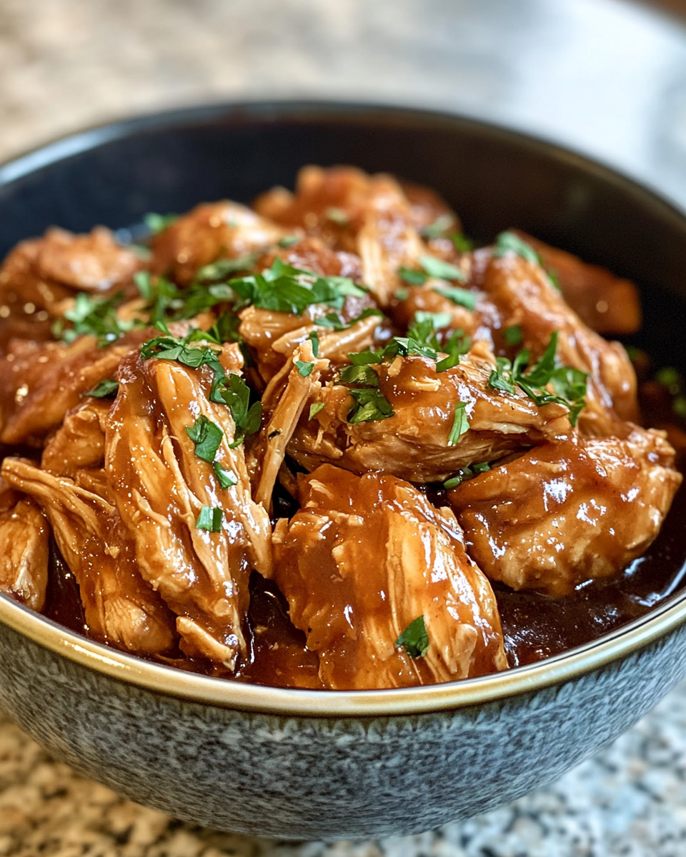 Storing leftovers of Sweet Hawaiian Crockpot Chicken in container