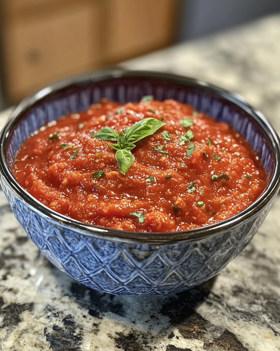 Ingredients for creamy tomato pasta sauce lined up
