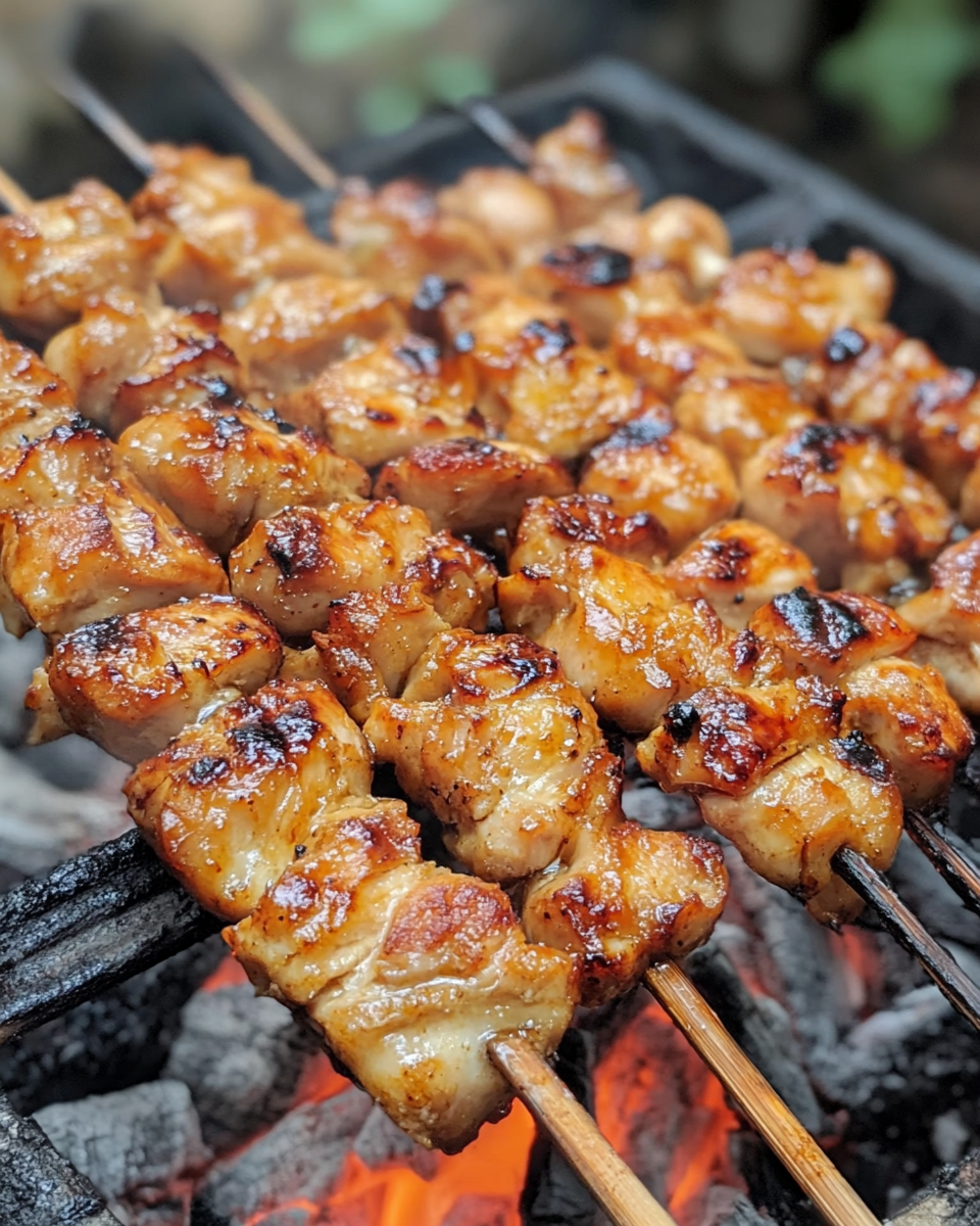 Vietnamese grilled chicken deliciously plated